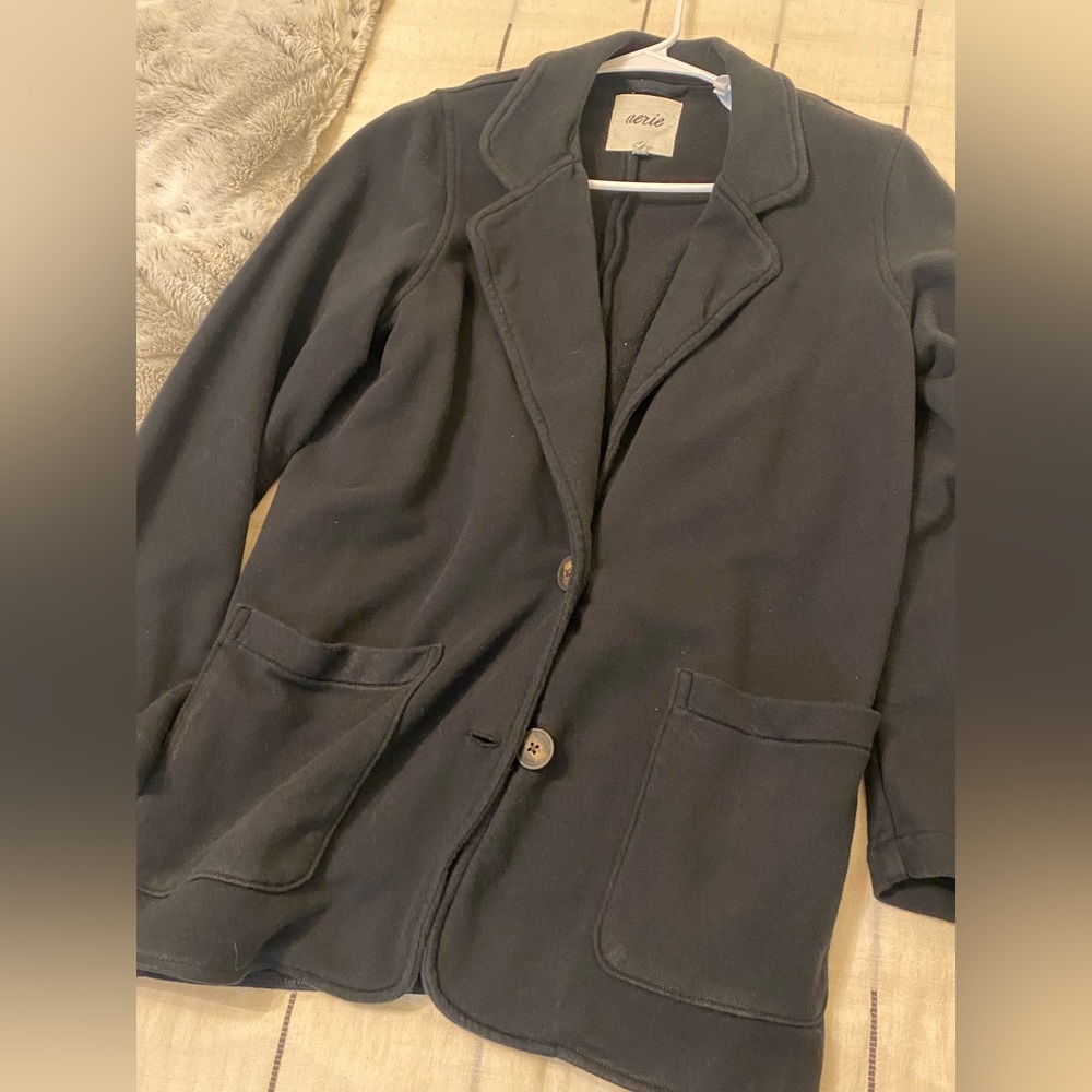 Aerie sweatshirt/ terry material blazer